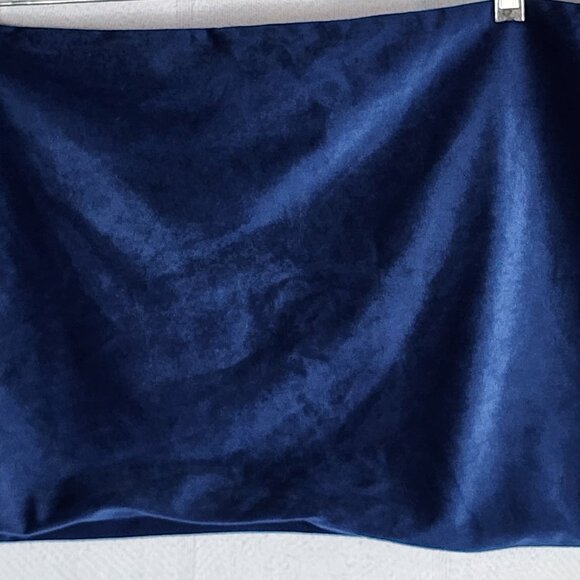 Wayimpress Electric Blue Soft Poly Velvet 12"x20” Throw Pillow Covers Set of 2 - Picture 2 of 16